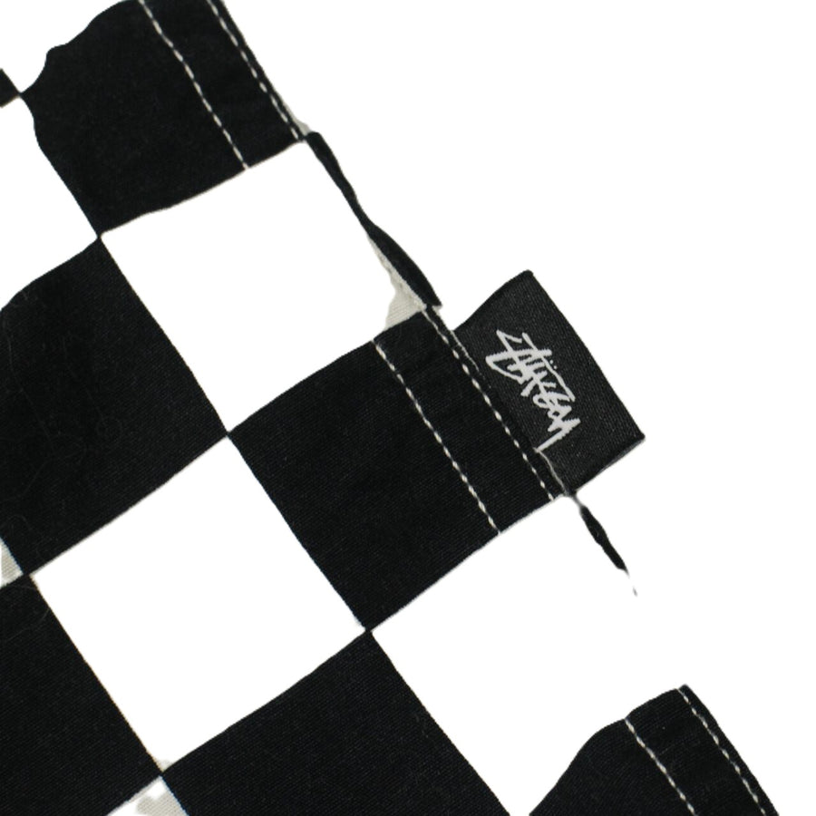 Stussy Checkered Western L/S Shirt Black/White (WORN)