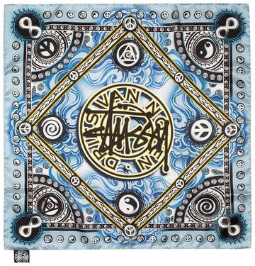Stussy x Dries Van Noten Bandanas Blue/Lilac (2-Pack)