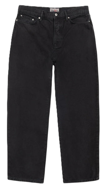 Stussy Big 'Ol Jean Washed Canvas Black (WORN)