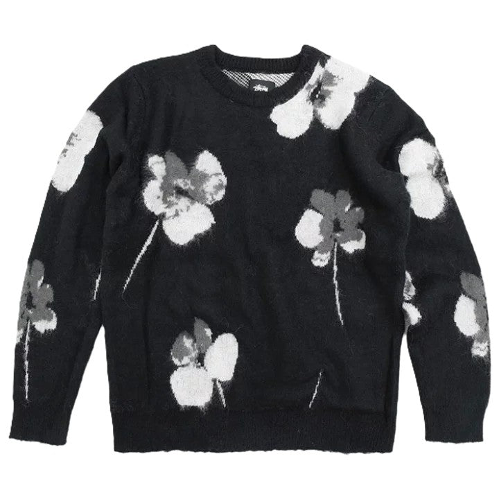 Stussy Poppy Mohair Sweater Black (WORN)