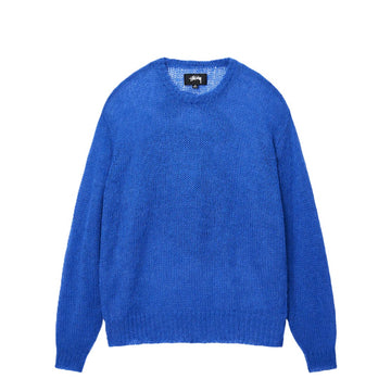 Stussy S Loose Knit Sweater Blue