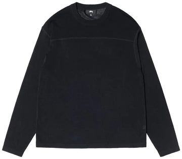Stussy Lightweight Football Crew Black (WORN)