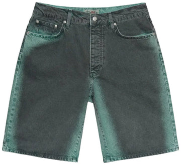 Stussy Big 'Ol Shorts Spray Dye Black (WORN)