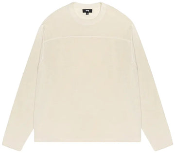 Stussy Lightweight Football Crew Bone (WORN)