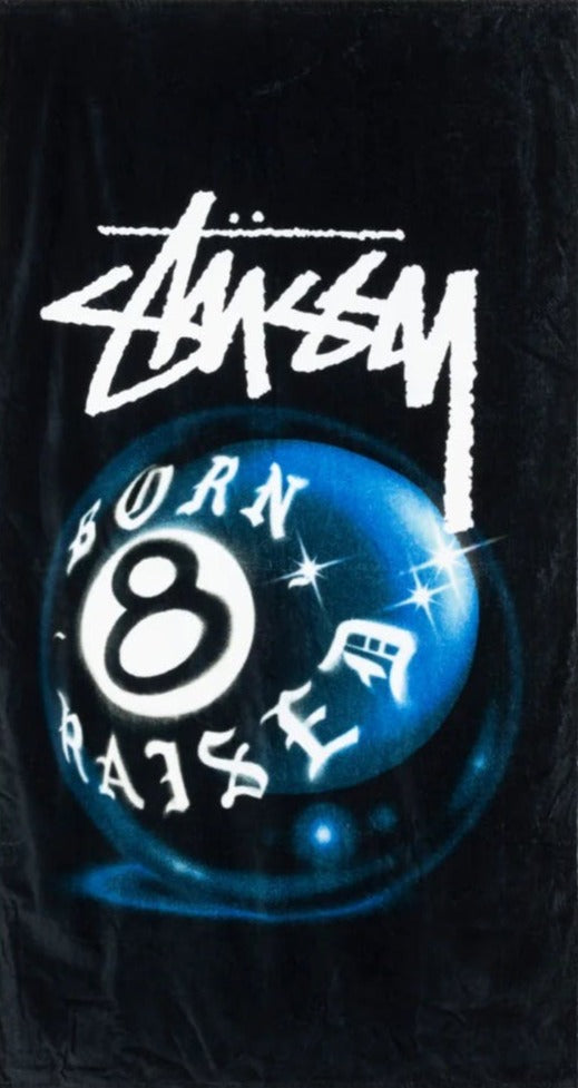 Stussy x BXR Beach Towel Black