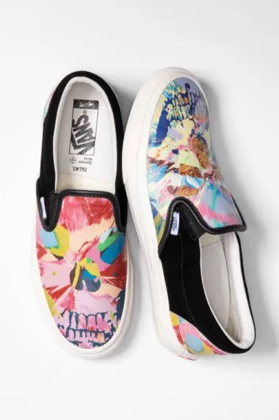 Vans Classic Slip-On VLT LX Damien Hirst Skull Splatter