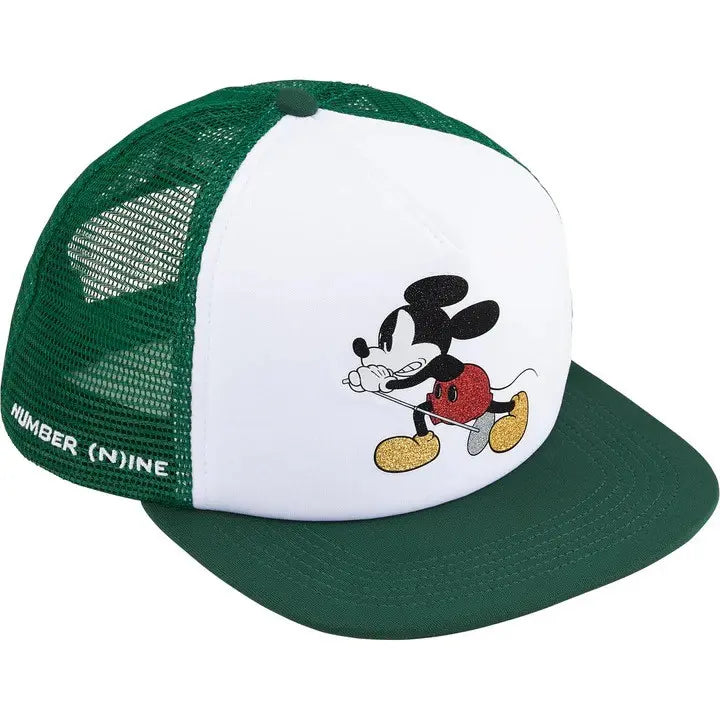 Supreme x Number (N)ine Mickey 5-Panel Cap Green