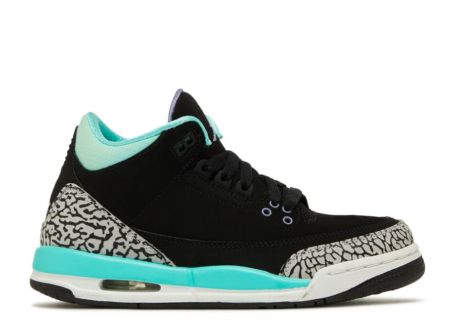Air Jordan 3 Retro Bleached Turquoise Mint (GS) (WORN)