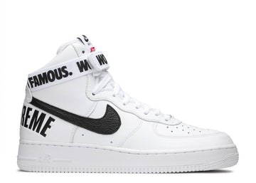 Nike Air Force 1 High Supreme World Famous White (WORN)