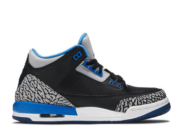 Jordan 3 Retro Sport Blue (GS) (WORN)