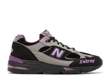 New Balance 991 Stray Rats Black (WORN)