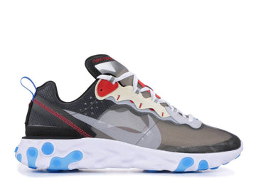 Nike React Element 87 Dark Grey Photo Blue (WORN)