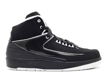 Air Jordan 2 Retro QF GS Black White (WORN)