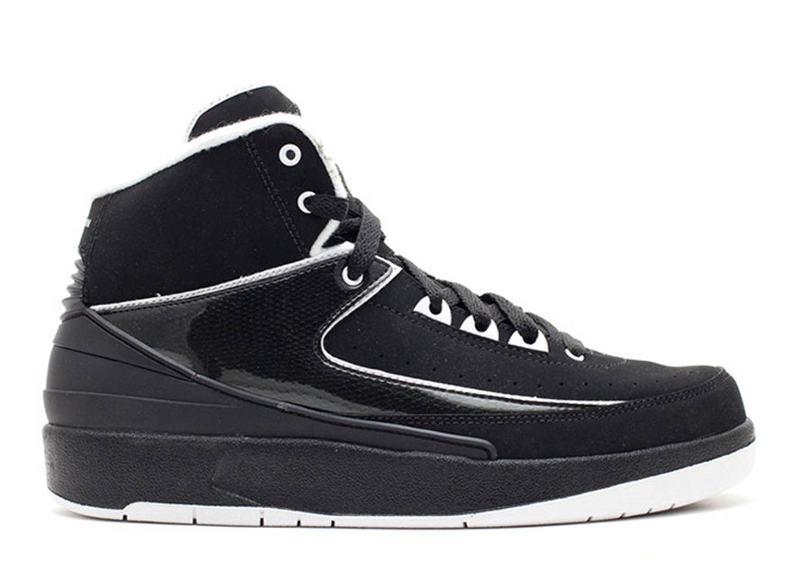 Air Jordan 2 Retro QF GS Black White (WORN)
