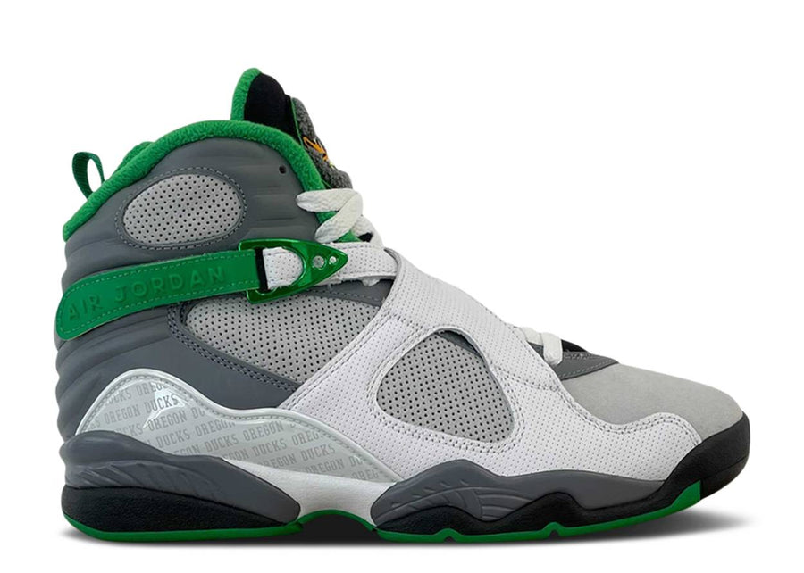 Air Jordan 8 Retro University of Oregon PE Pure Platinum