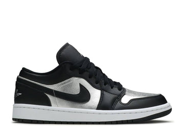 Jordan 1 Low SE Black Metallic Silver (Women's)