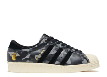adidas Superstar 80s Undefeated Bape Black Camo (WORN)