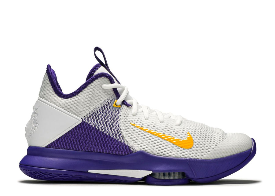 Nike LeBron Witness 4 White/Voltage Purple
