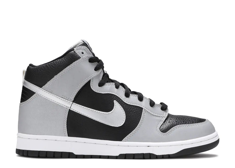 Nike Dunk High Black Silver (2002) (WORN)