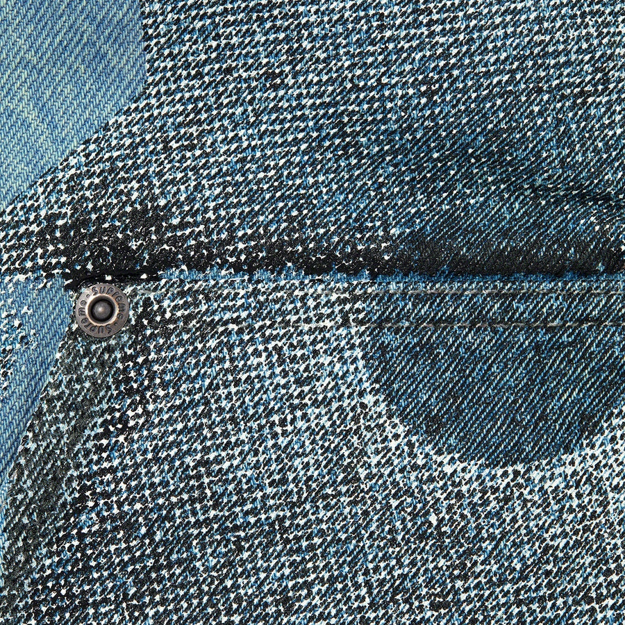 Supreme Nate Lowman Work Vest Denim (WORN)