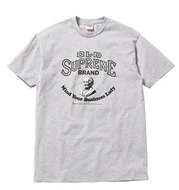 Supreme Mind Your Business Tee Grey (WORN)