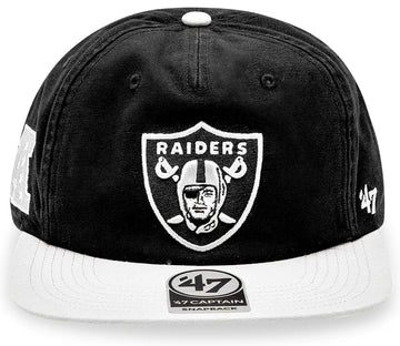 Supreme NFL x Raiders x '47 5-Panel Cap Black Silver