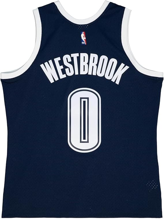 Mitchell & Ness Oklahoma City Thunder Russell Westbrook 2015-2016 Jersey Blue