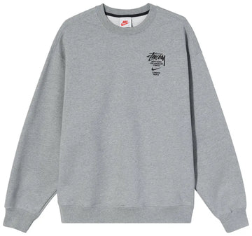Nike x Stussy International Crew Crewneck Grey