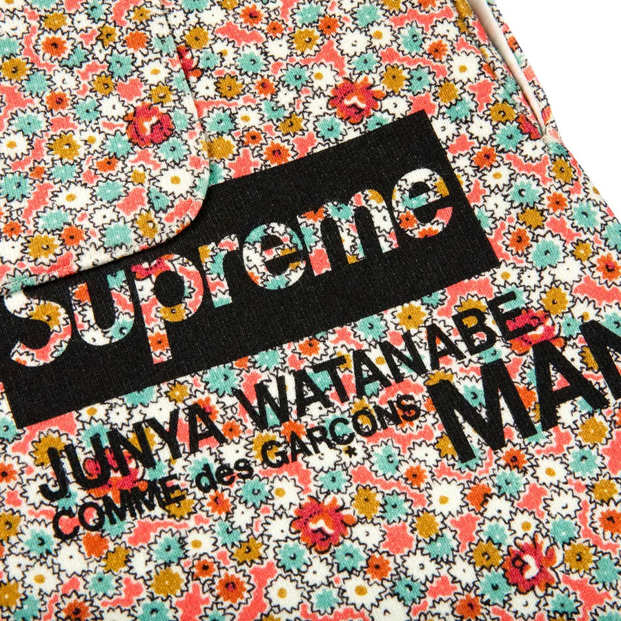 Supreme JUNYA WATANABE CDG MAN Sweatpant Pink Flowers (WORN)