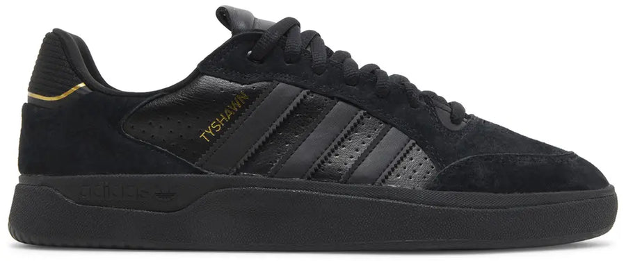 adidas Tyshawn Low Black Metallic Gold F&F