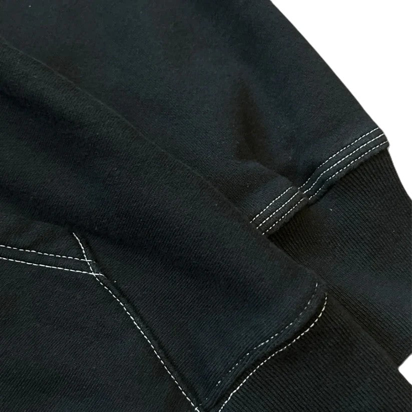 Stussy 8 Ball Embroidered Hoodie Black (WORN)