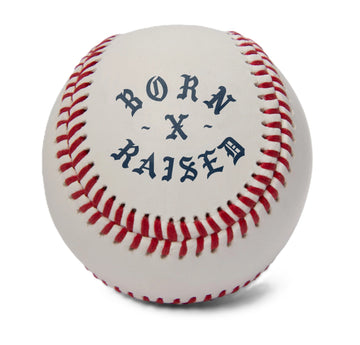 Born X Raised Baseball White