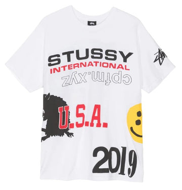 Stussy x CPFM USA 2019 Tee White