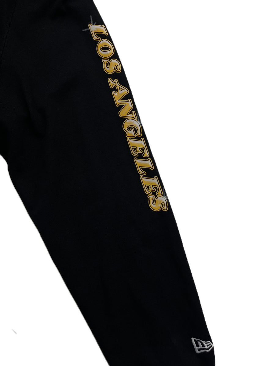 Born X Raised Lakers Airbrush Hoodie Black (WORN)