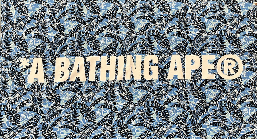 BAPE Tropical Beach Towel Blue