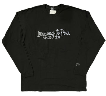 Stussy Vintage Increasing The Peace L/S Tee Black
