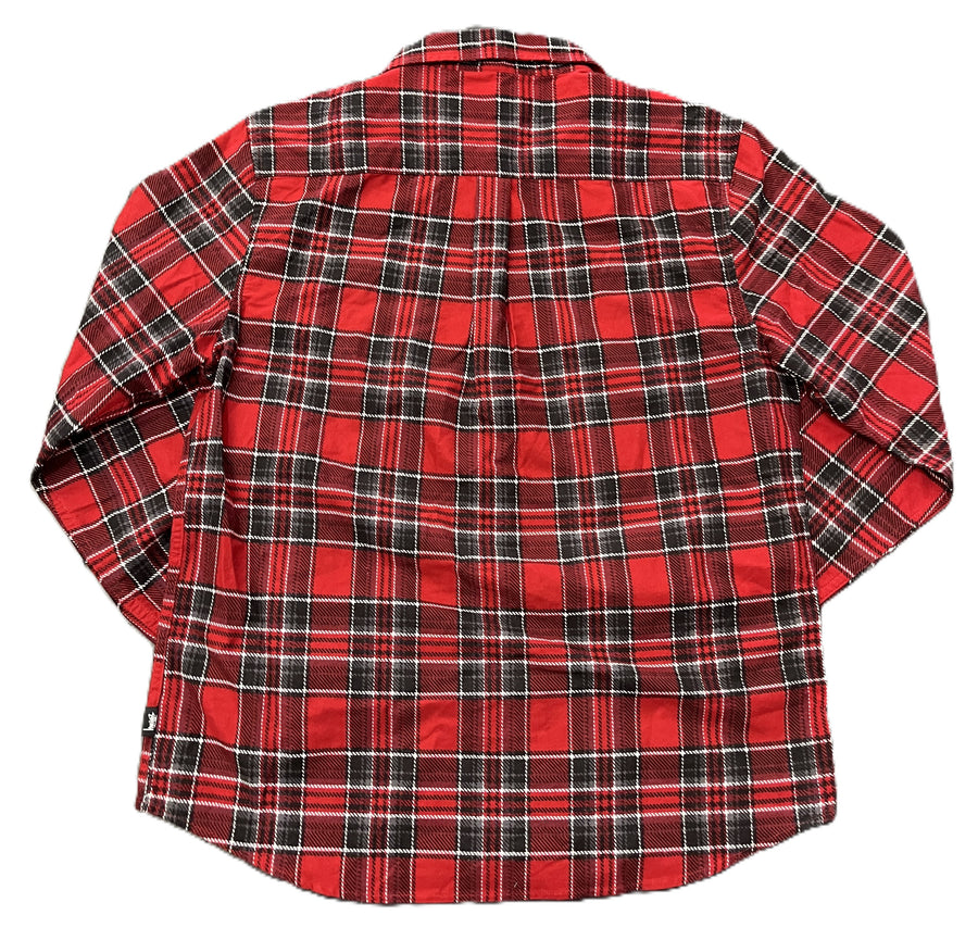 Stussy Tartan Button Up Red/Grey