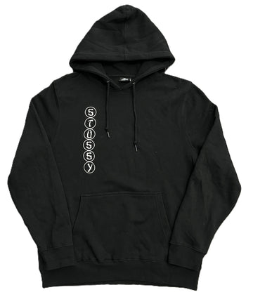 Stussy Yin Yang Skateman Hoodie Black (WORN)