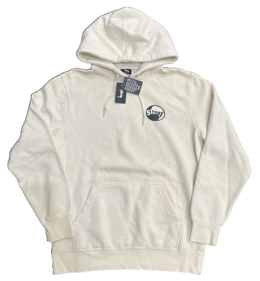 Stussy Yin Yang Hoodie Bone (WORN)