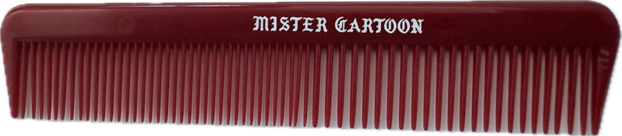 Born X Raised Mr. Cartoon Hair Comb Red