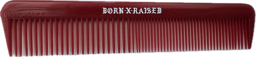 Born X Raised Mr. Cartoon Hair Comb Red
