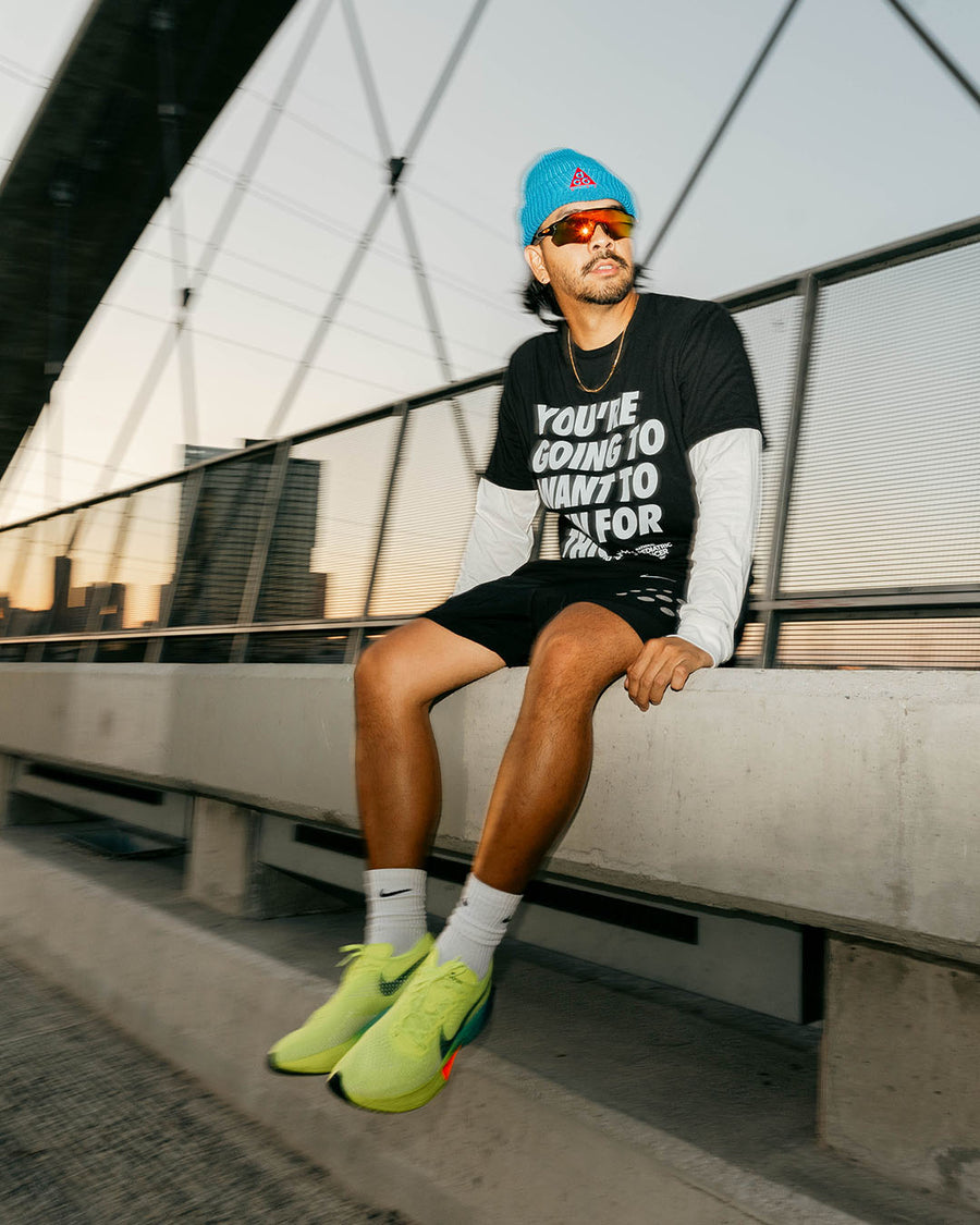 RIF LA x Boiling Crab x NPCF x Nike Running Studio 'GPHGK' Tee Black