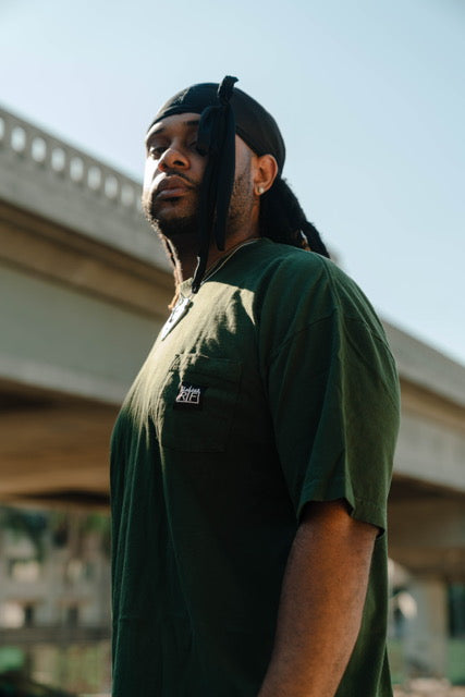 RIF Essentials Pocket Tee Forest Green