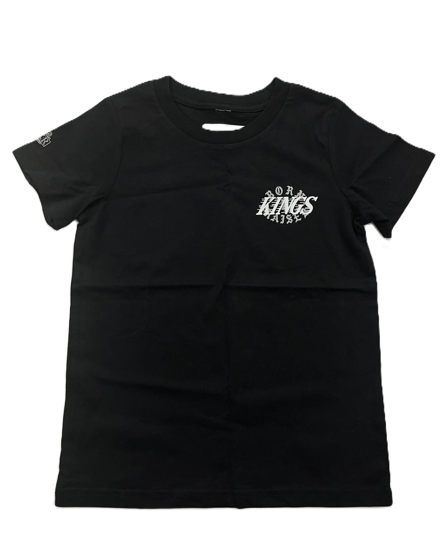 Born X Raised Kids Kings Rocker Tee Black