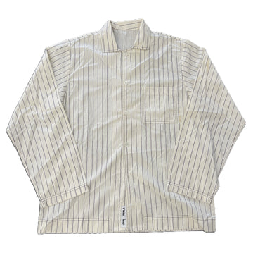 Stussy Tekla Poplin Pyjama Shirt White