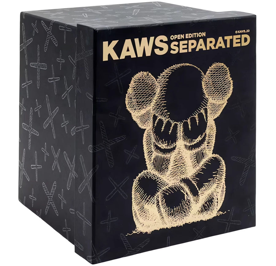 KAWS Seperated Vinyl Figure Black