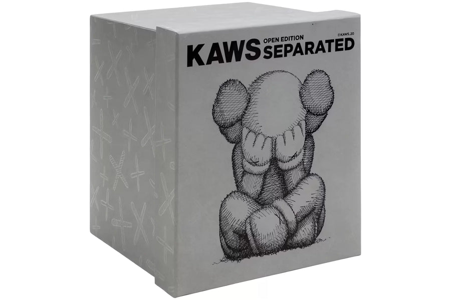 KAWS Seperated Vinyl Figure Grey