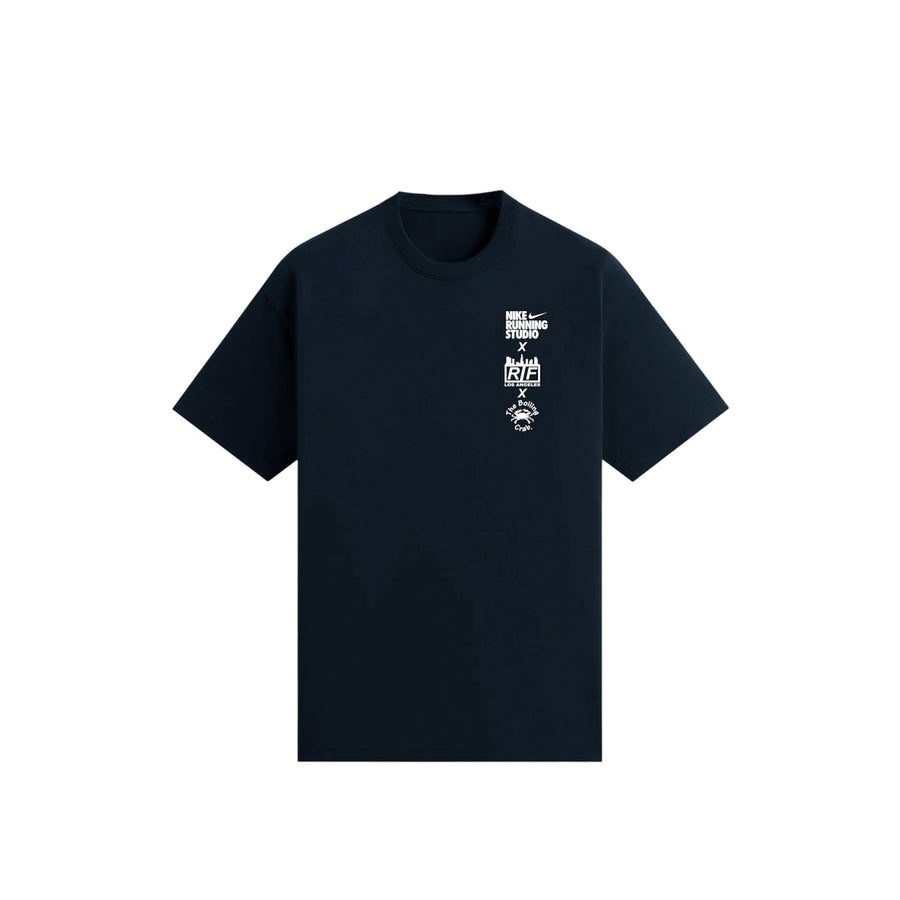 RIF LA x Boiling Crab x NPCF x Nike Running Studio 'GPHGK' Tee Navy