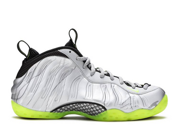 Nike Air Foamposite One Silver Volt Camo (WORN)