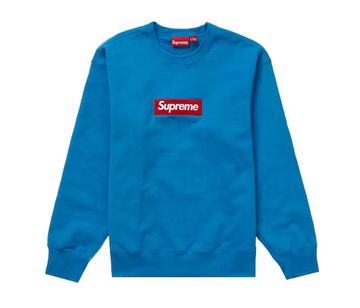 Supreme Box Logo Crewneck (FW22) Blue